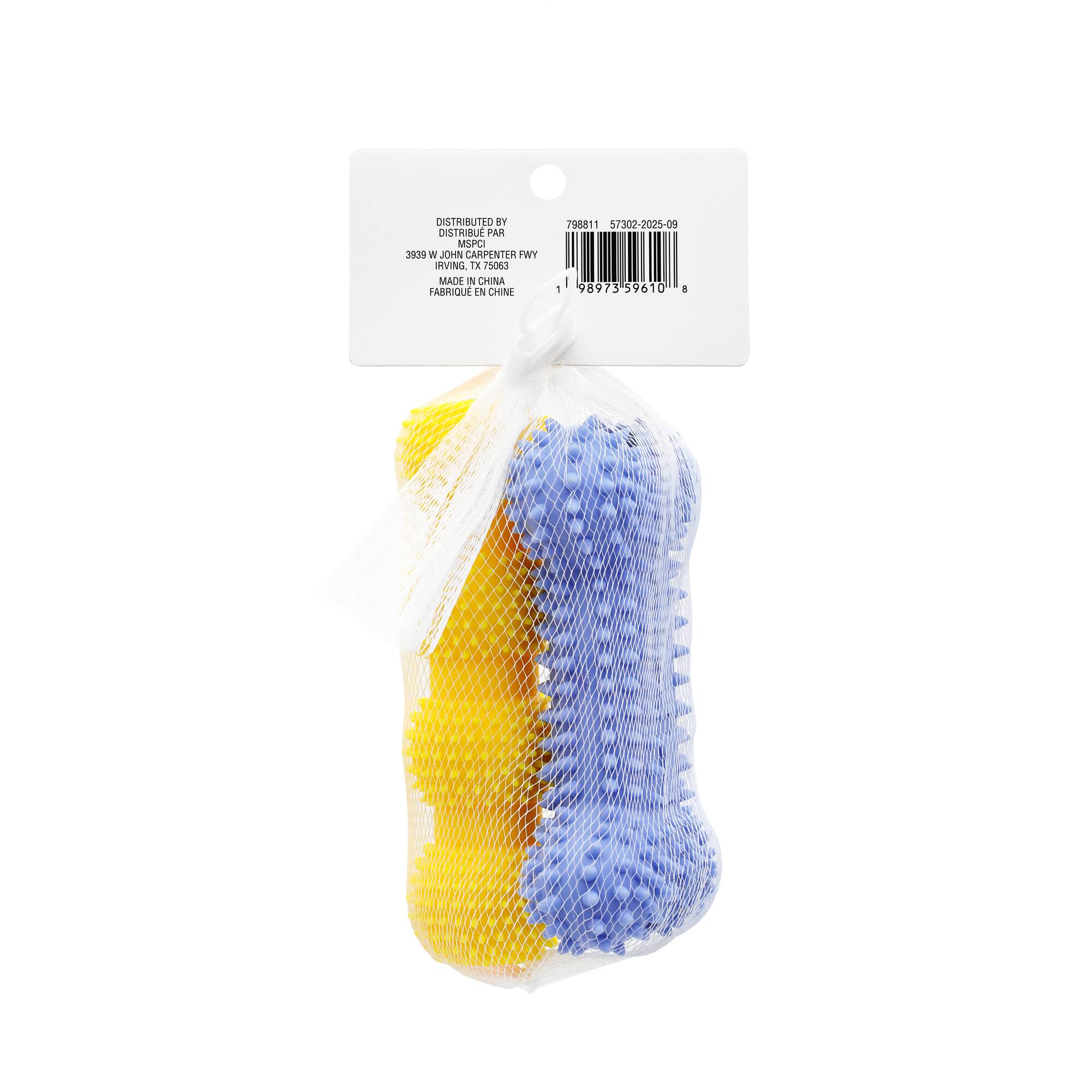Yellow & Blue Dog Bones by Fab Finds